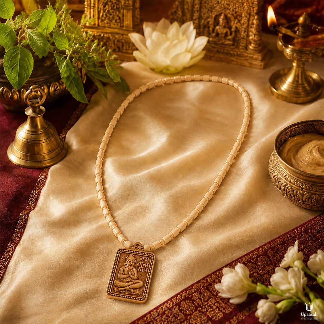 Tulsi Kanthi Mala with Shri Balaji Pendant