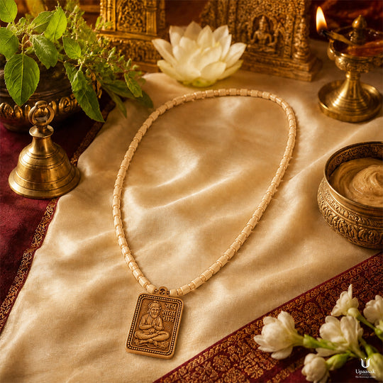 Tulsi Kanthi Mala with Shri Balaji Pendant