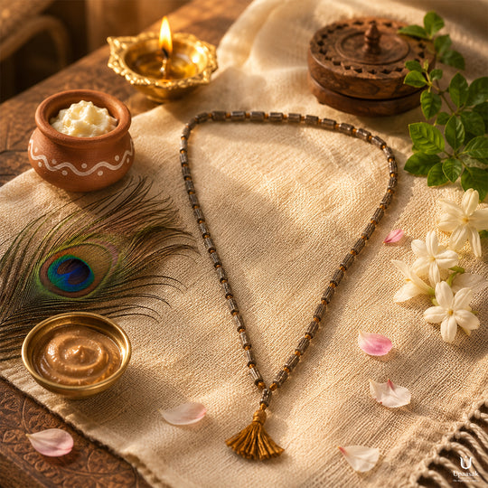 Tulsi Jaap Mala — 108 Beads Lord Krishna Jaap