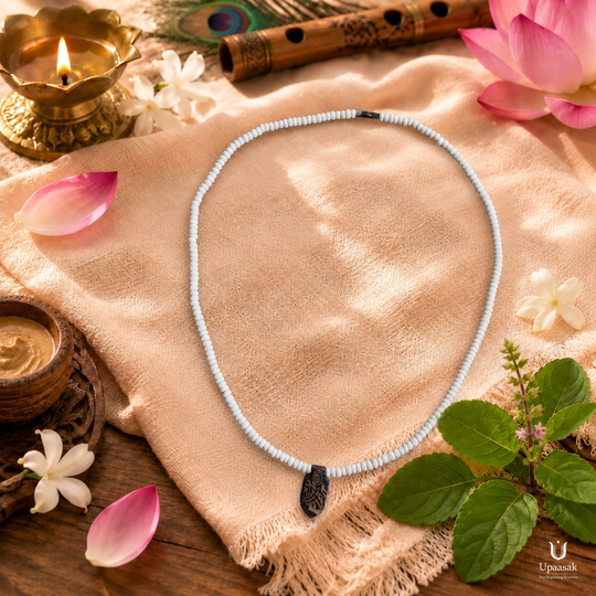 Radha Tulsi Kanthi Mala — Round Beads