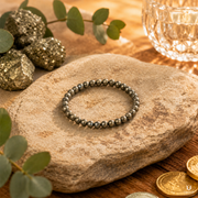 Money Pyrite Bracelet (Natural Crystal) thumbnail 1