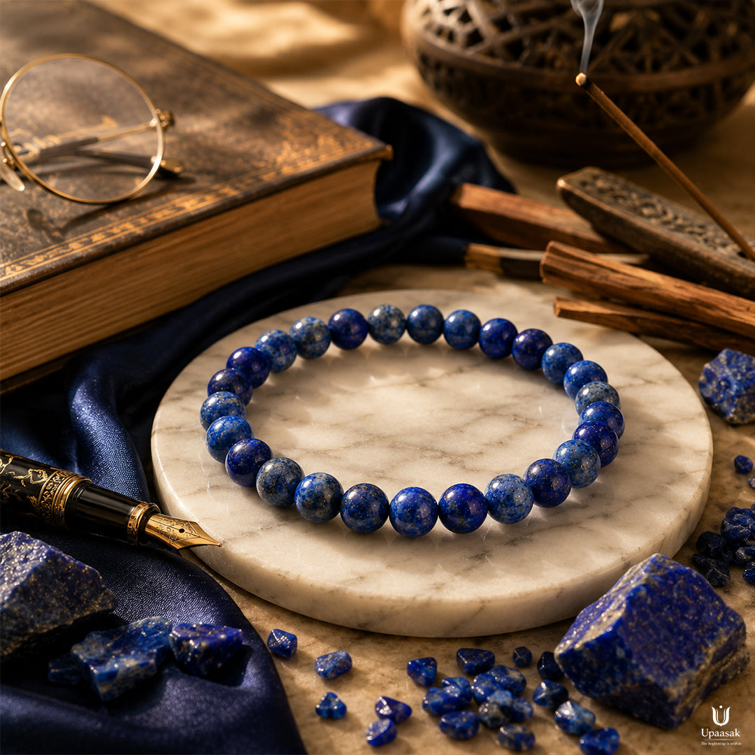 Wisdom Lapis Lazuli Bracelet (Natural Beads)