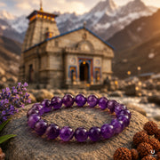 Sleep & Calm Amethyst Bracelet (Natural Crystal) thumbnail 1