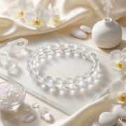 Clarity Sphatik Quartz Bracelet (Natural Crystal) thumbnail 1