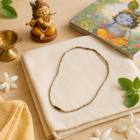 Tulsi Kanthi Mala Small Size — Ideal for Kids