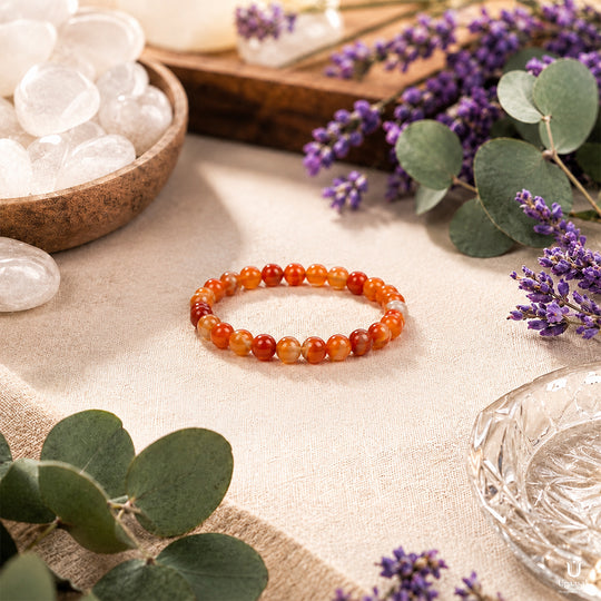 Confidence Carnelian Bracelet (Natural Crystal)