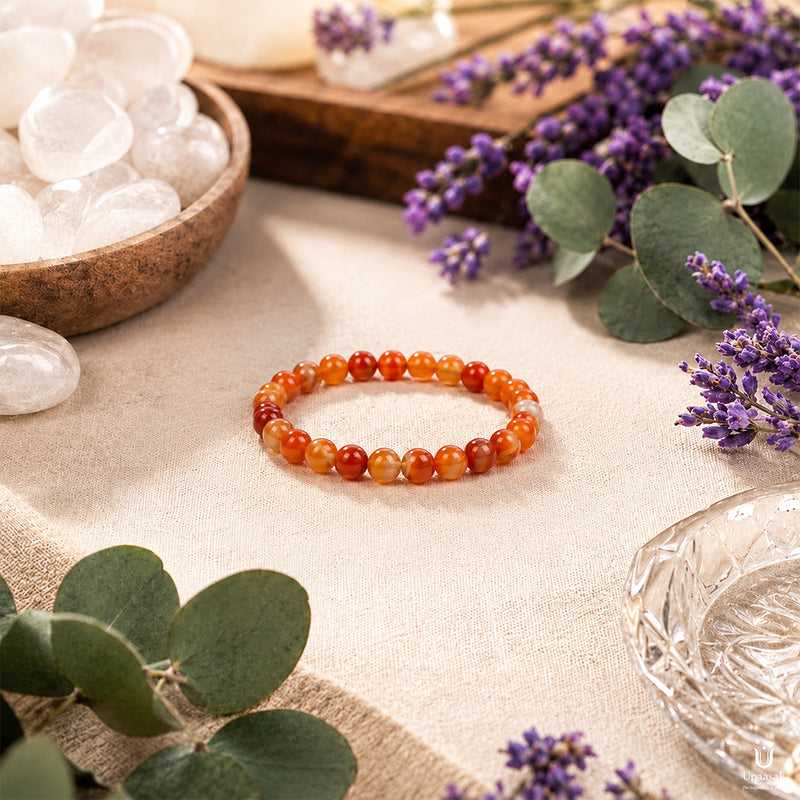 Confidence Carnelian Bracelet (Natural Crystal)
