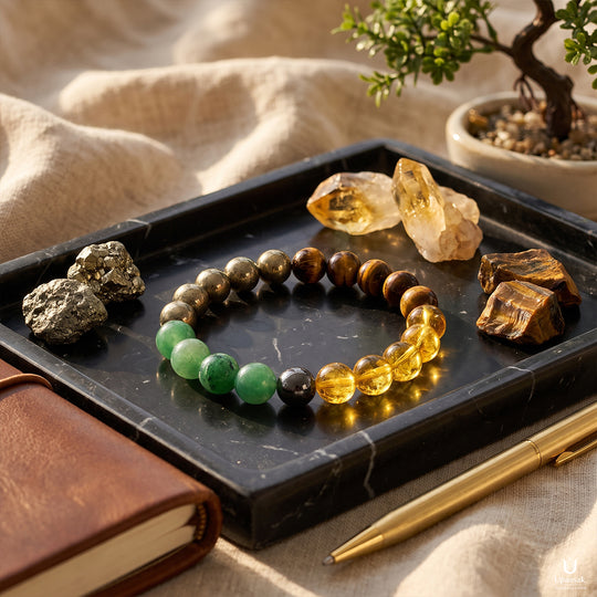 Money Magnet Bracelet (Natural Crystal)