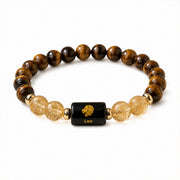Money Citrine Tiger Eye Bracelet (Natural Crystal) thumbnail 2