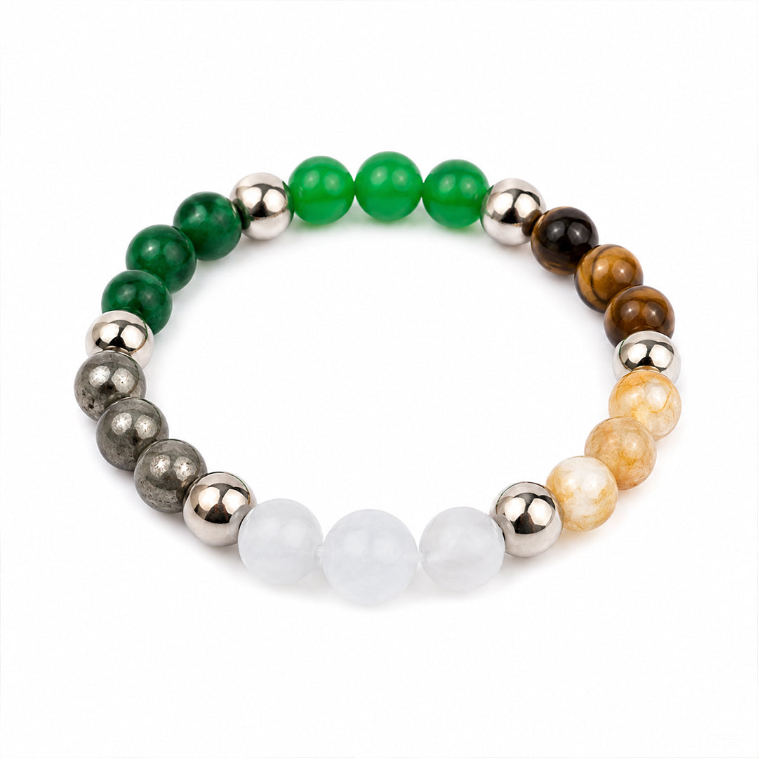 Money Dhan Yog Bracelet (Natural Crystal)