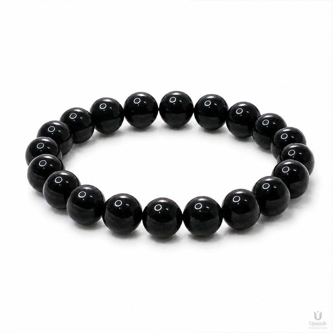 Protection Black Tourmaline Bracelet (Natural Crystal)
