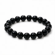 Protection Black Tourmaline Bracelet (Natural Crystal) thumbnail 2
