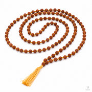 Natural Rudraksha Mala — 108 Beads (6-7mm) thumbnail 2