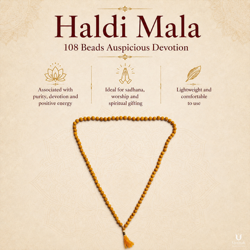 Haldi Mala — 108 Beads Auspicious Devotion
