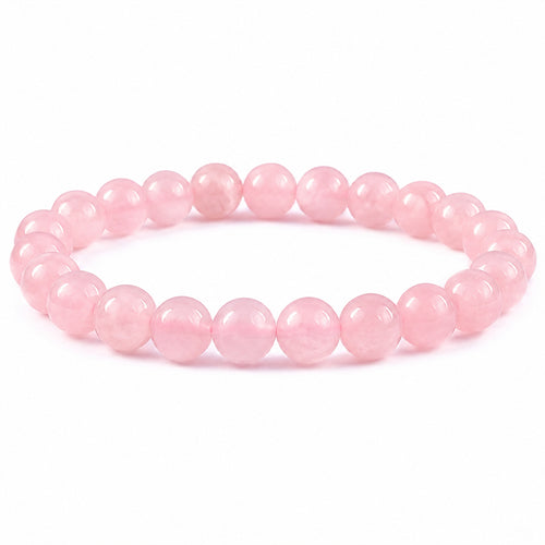 Love Rose Quartz Bracelet (Natural Crystal)