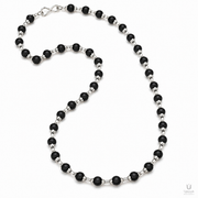 Silver Plated Karungali Ebony Wood Mala thumbnail 2