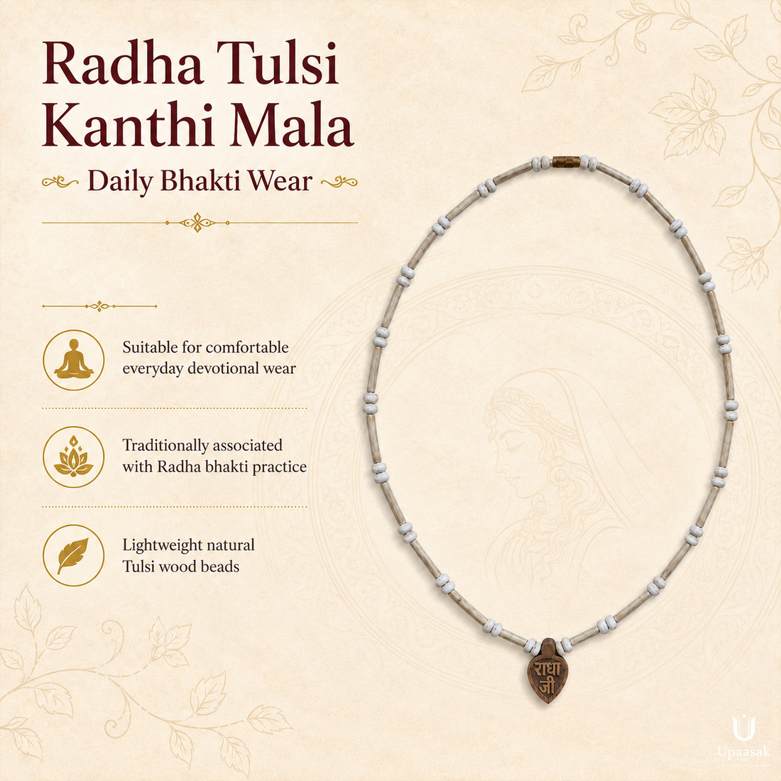 Radha Tulsi Kanthi Mala — Daily Bhakti Wear
