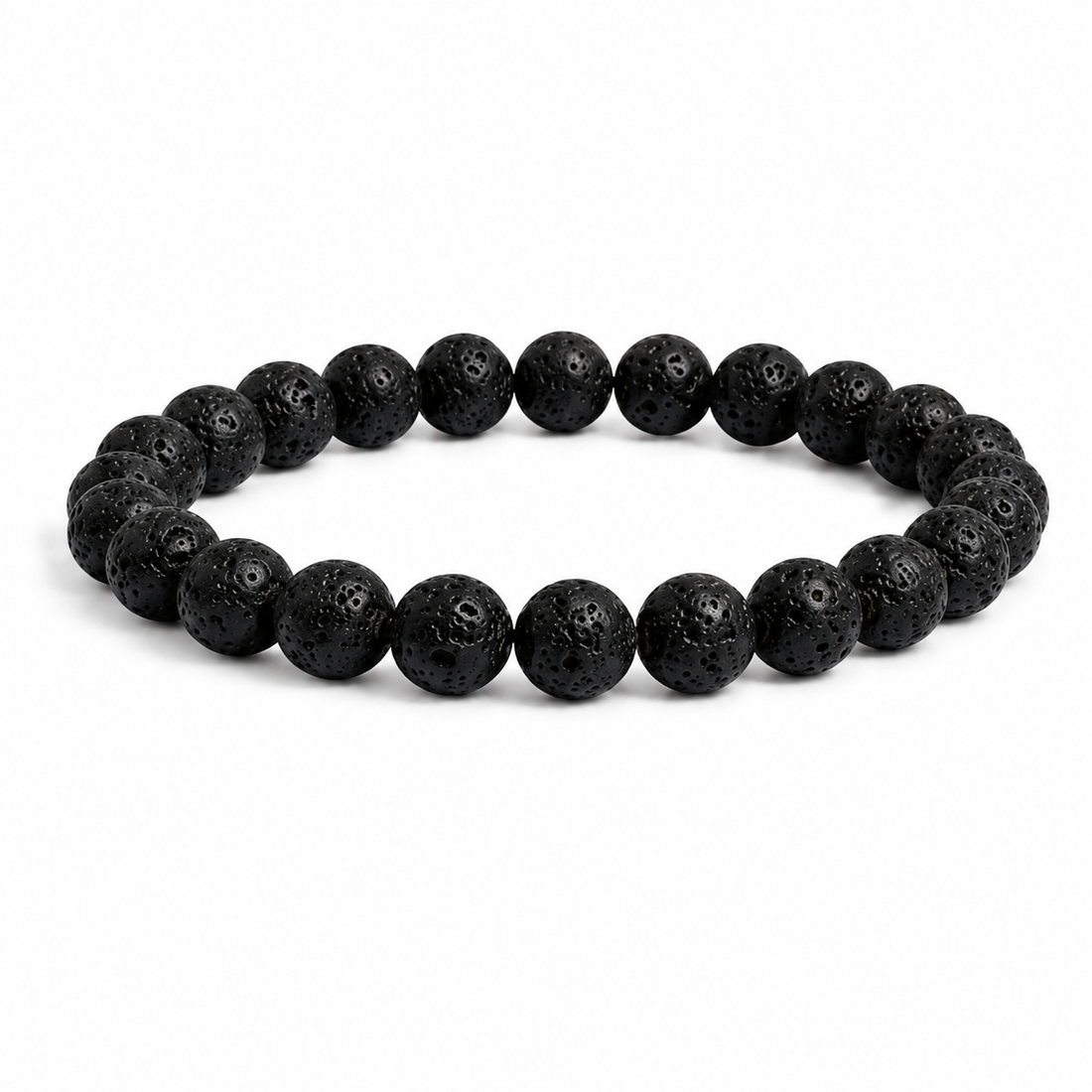 Power Lava Stone Bracelet (Natural Beads)