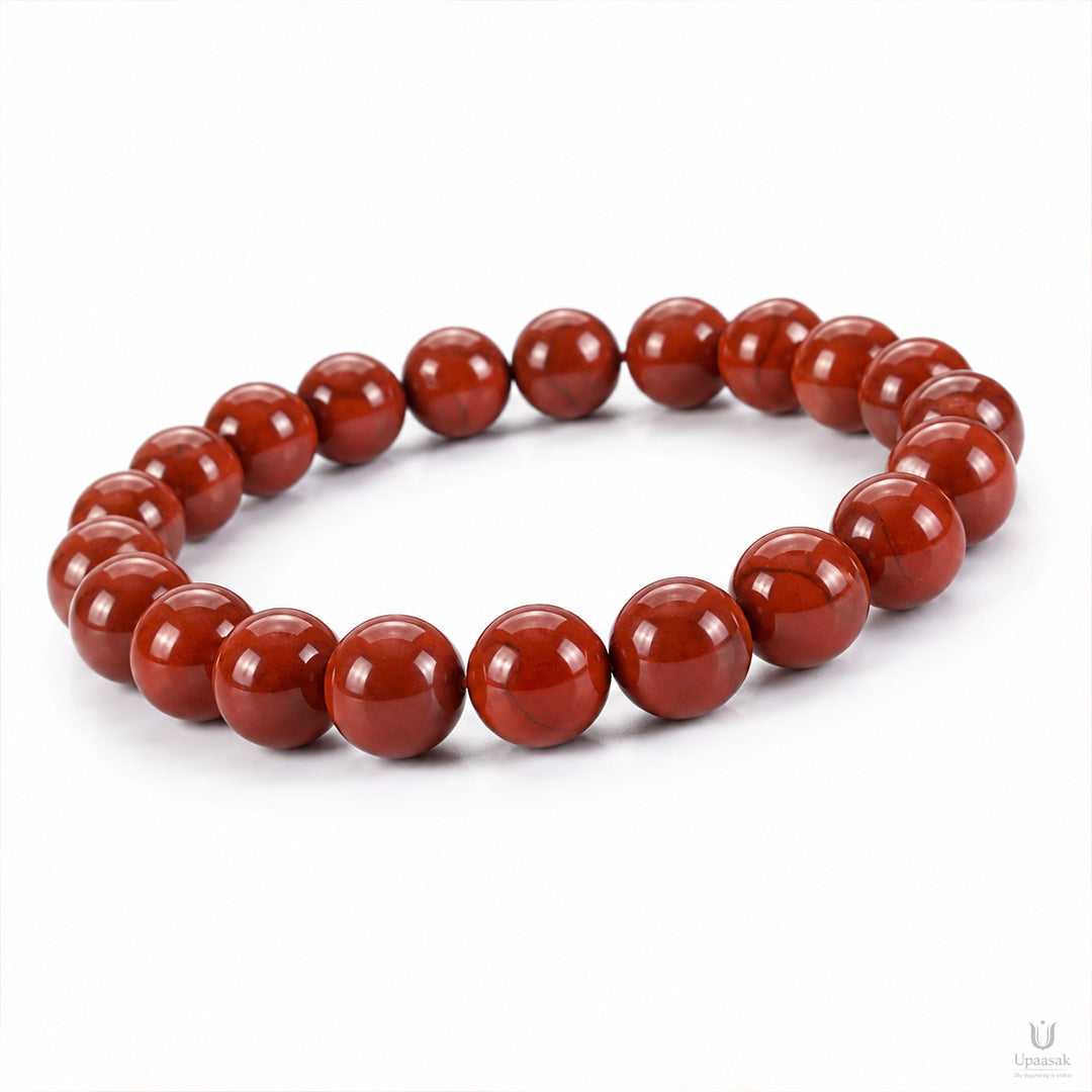 Health Red Jasper Bracelet (Natural Crystal)