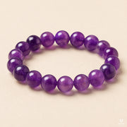 Sleep & Calm Amethyst Bracelet (Natural Crystal) thumbnail 2