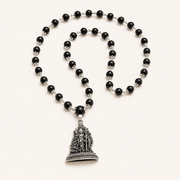 Silver Plated Lord Murugan Karungali Mala thumbnail 2