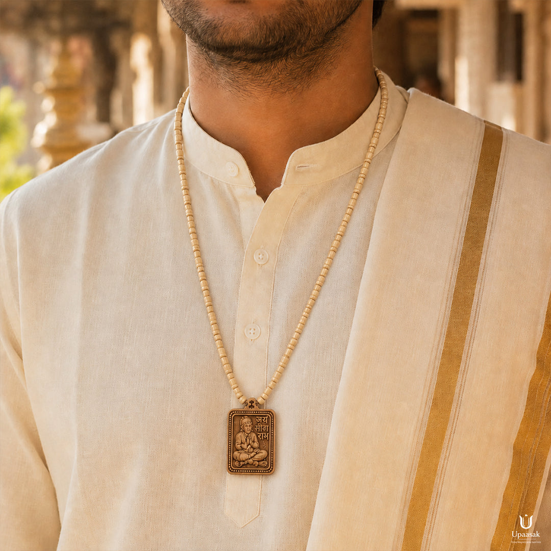 Tulsi Kanthi Mala with Shri Balaji Pendant