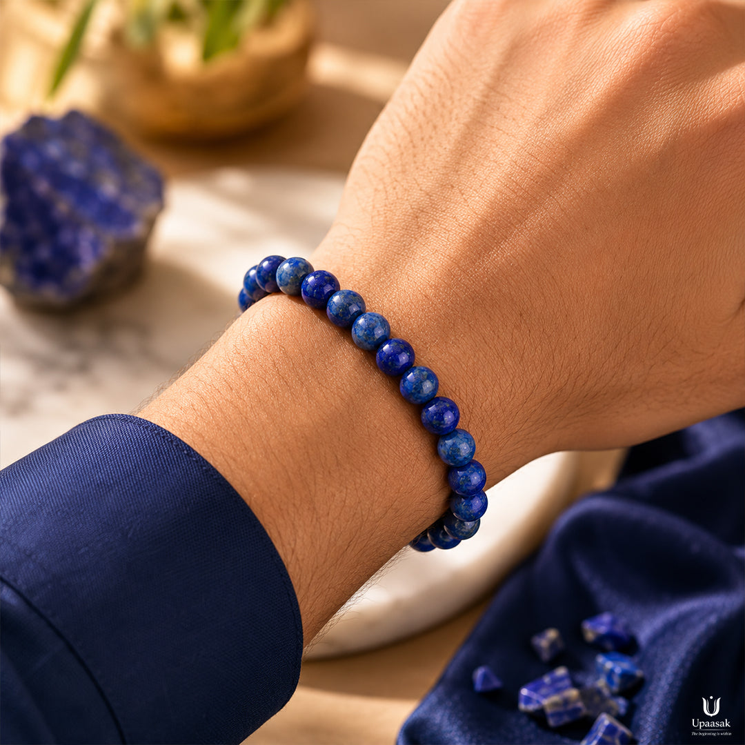 Wisdom Lapis Lazuli Bracelet (Natural Beads)