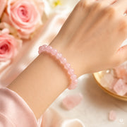 Love Rose Quartz Bracelet (Natural Crystal) thumbnail 3