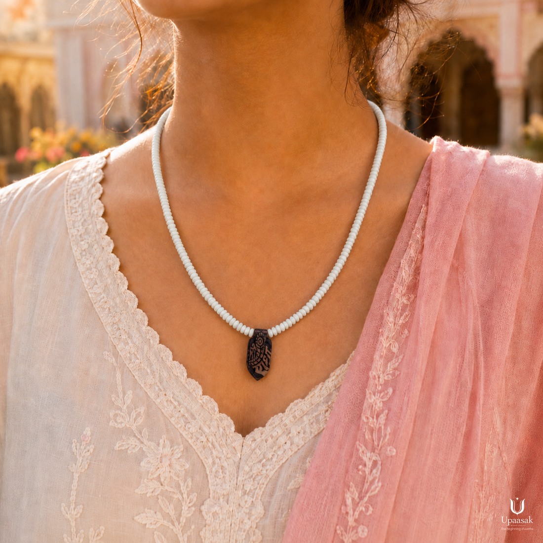 Radha Tulsi Kanthi Mala — Round Beads