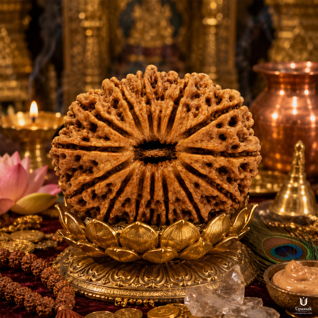 17 Mukhi Rudraksha (Nepali) with X-Ray Certificate