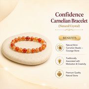Confidence Carnelian Bracelet (Natural Crystal) thumbnail 5
