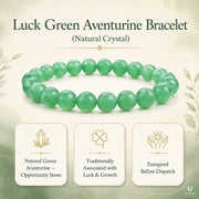 Luck Green Aventurine Bracelet (Natural Crystal) thumbnail 5