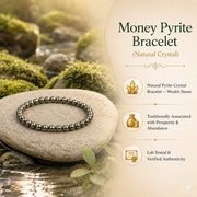 Money Pyrite Bracelet (Natural Crystal) thumbnail 5