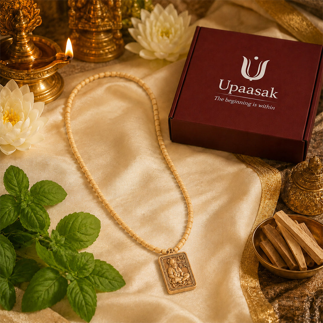 Tulsi Kanthi Mala with Shri Balaji Pendant