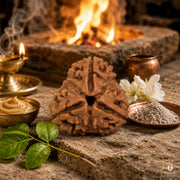 Natural 3 Mukhi Rudraksha (Nepali) thumbnail 6