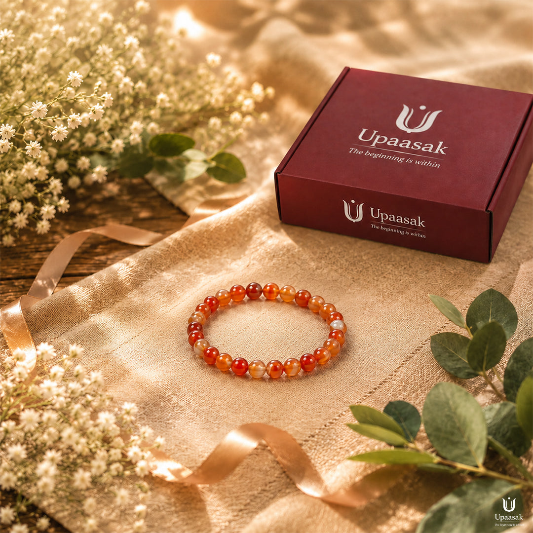 Confidence Carnelian Bracelet (Natural Crystal)
