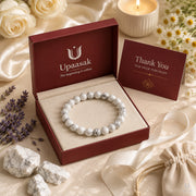 Sleep & Calm Howlite Bracelet (Natural Crystal) thumbnail 6