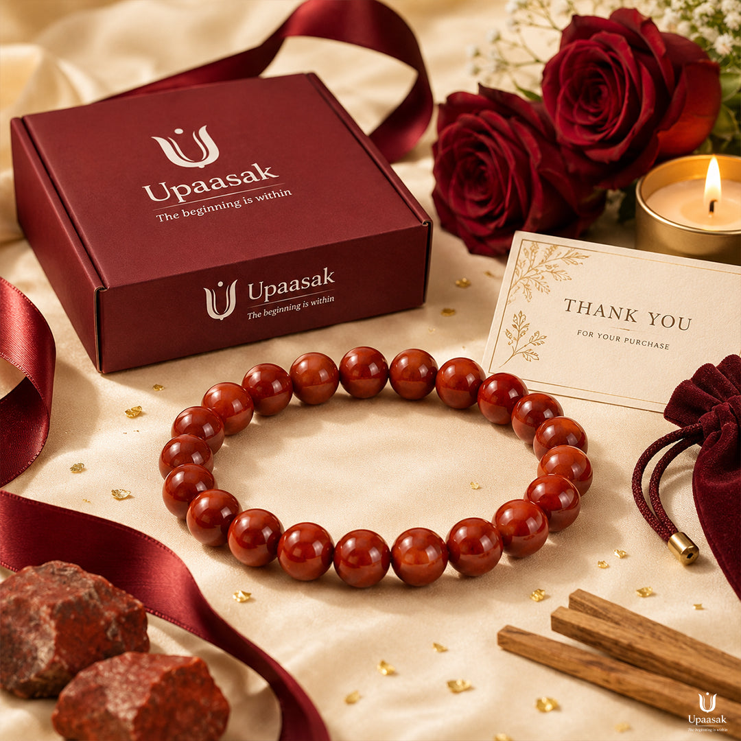 Health Red Jasper Bracelet (Natural Crystal)