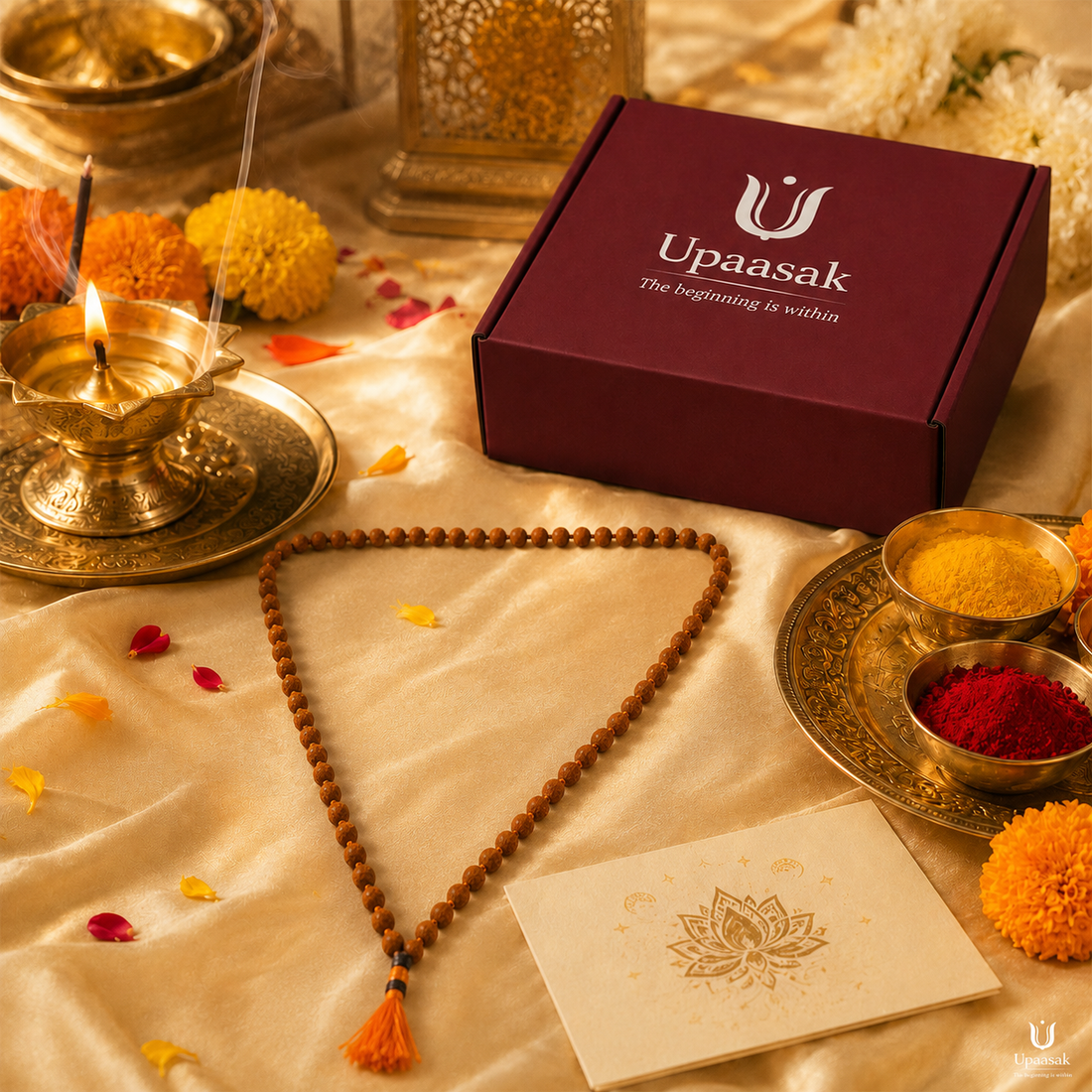 Haldi Mala — 108 Beads Auspicious Devotion