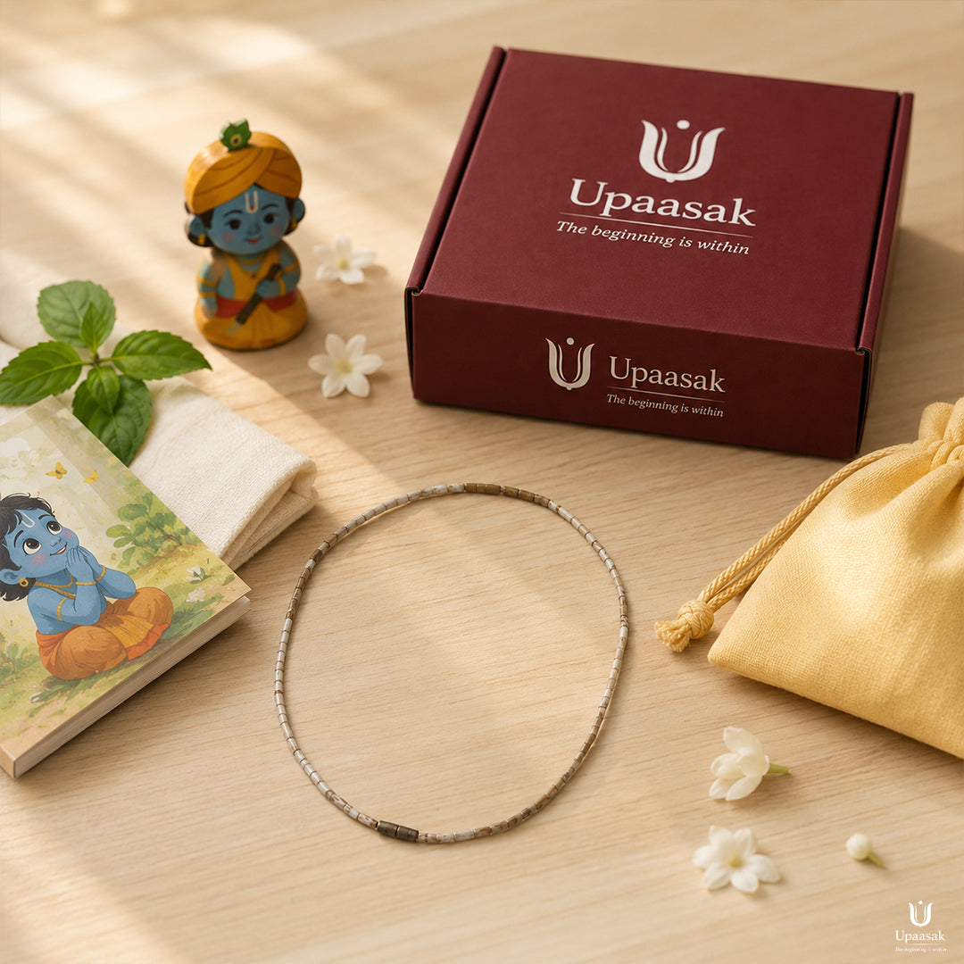 Tulsi Kanthi Mala Small Size — Ideal for Kids