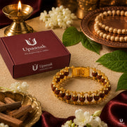 Gold Plated Rudraksha Bracelet — Modern Wear thumbnail 6