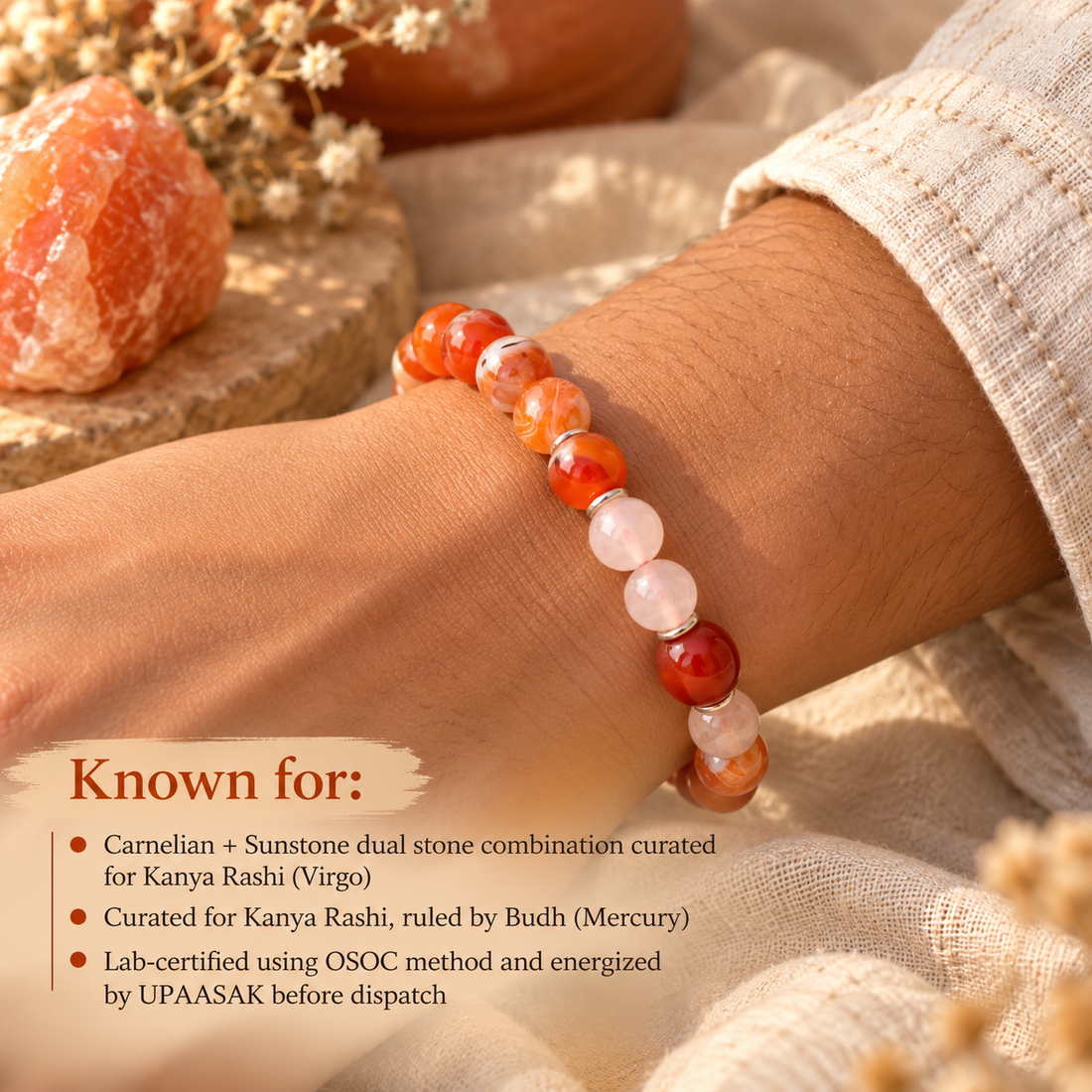 Kanya-कन्या Rashi Bracelet (Virgo)
