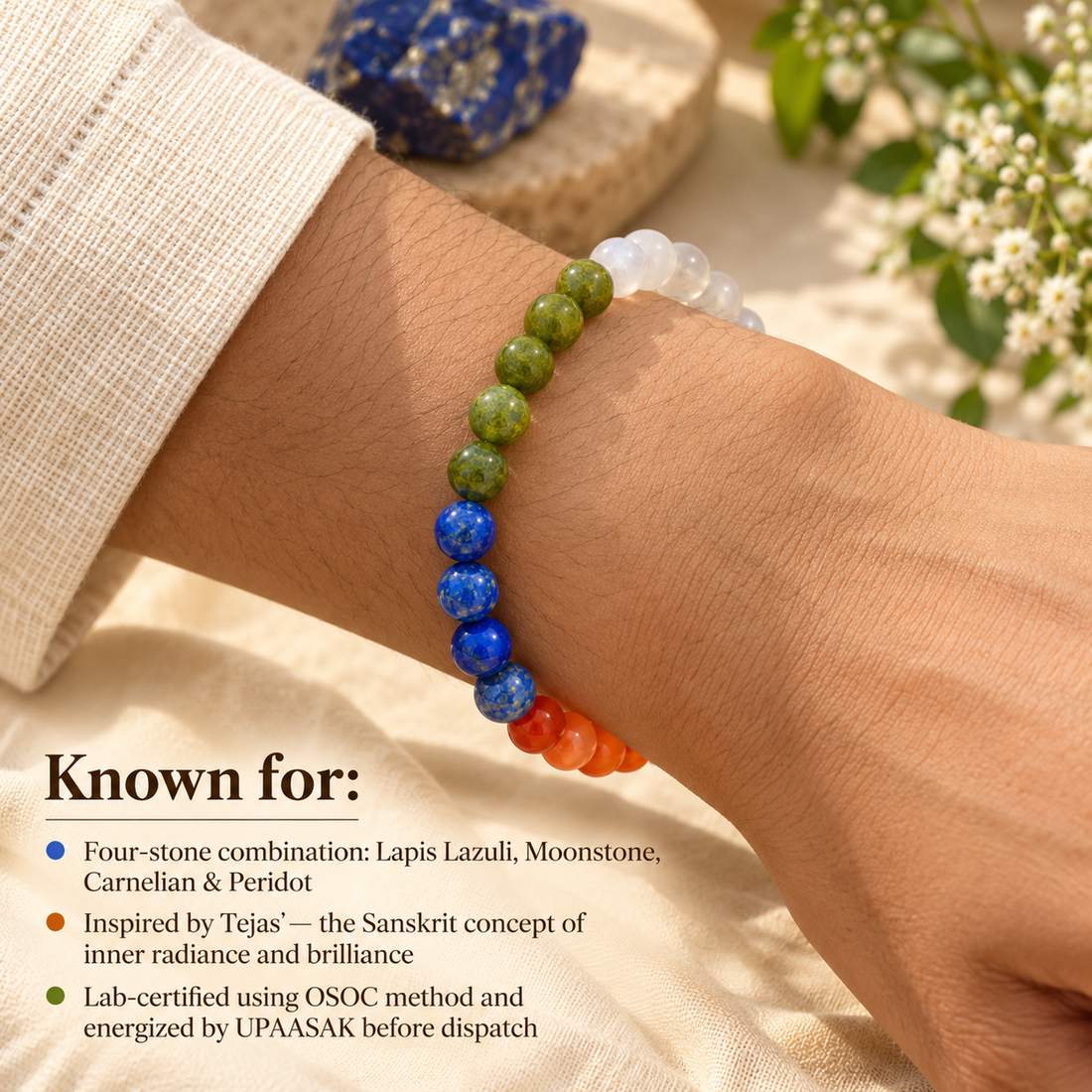 Tejas Bracelet (Inner Power & Positive Energy)