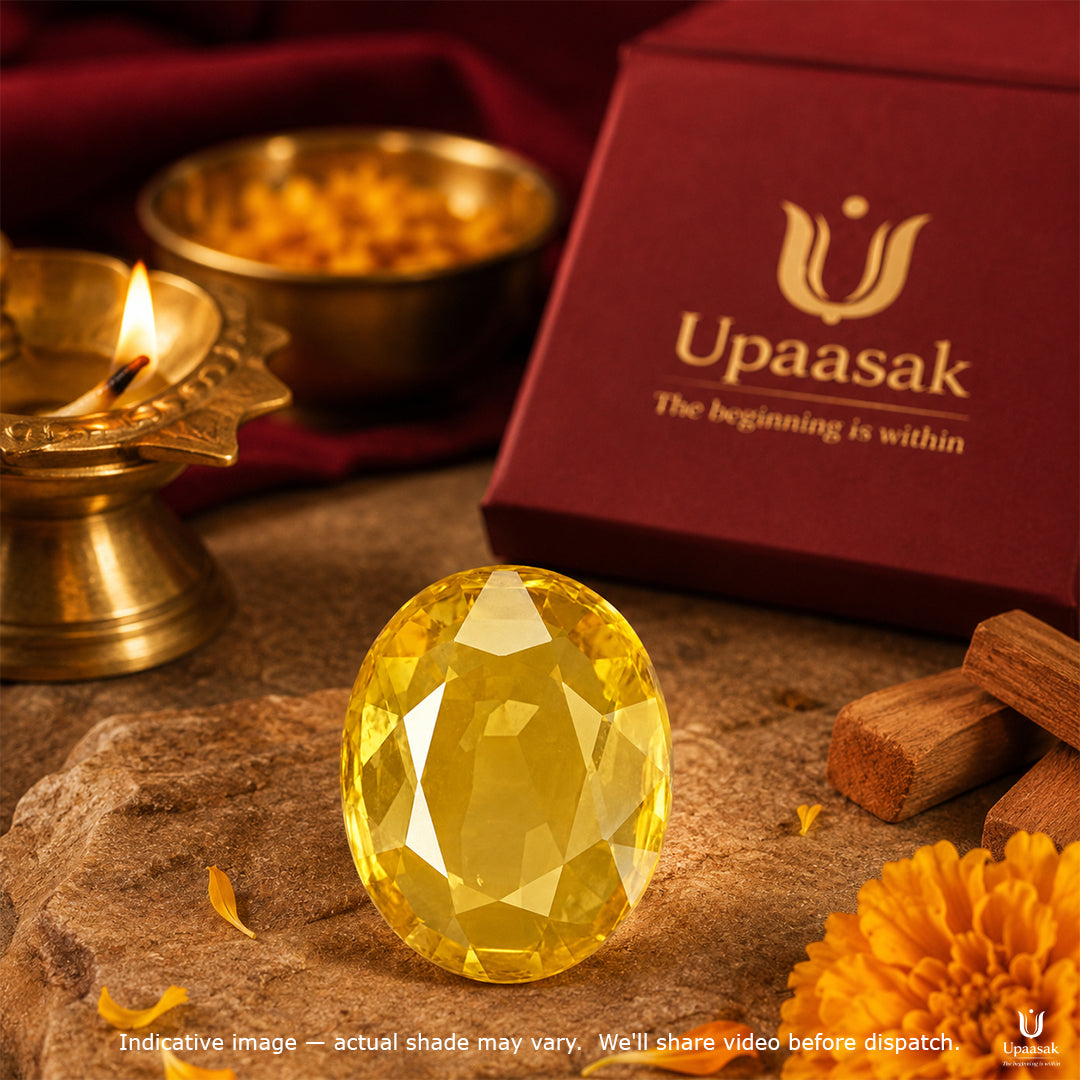 Natural Gemstone Yellow Sapphire (Pukhraj)