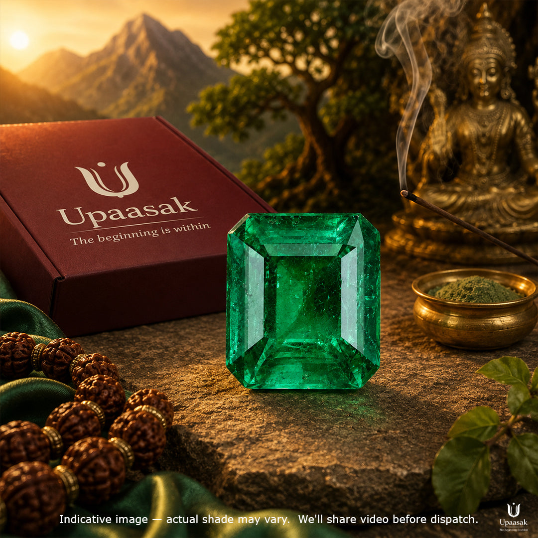 Natural Gemstone Emerald (Panna)