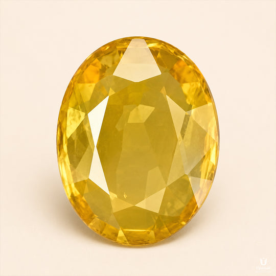 Natural Gemstone Yellow Sapphire (Pukhraj)