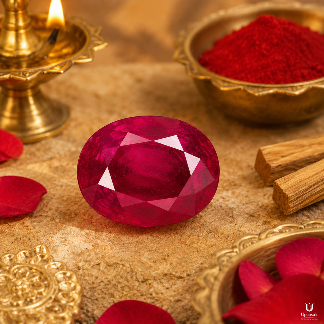 Natural Gemstone Ruby (Manik)