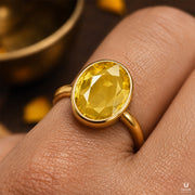 Natural Gemstone Yellow Sapphire (Pukhraj) thumbnail 3