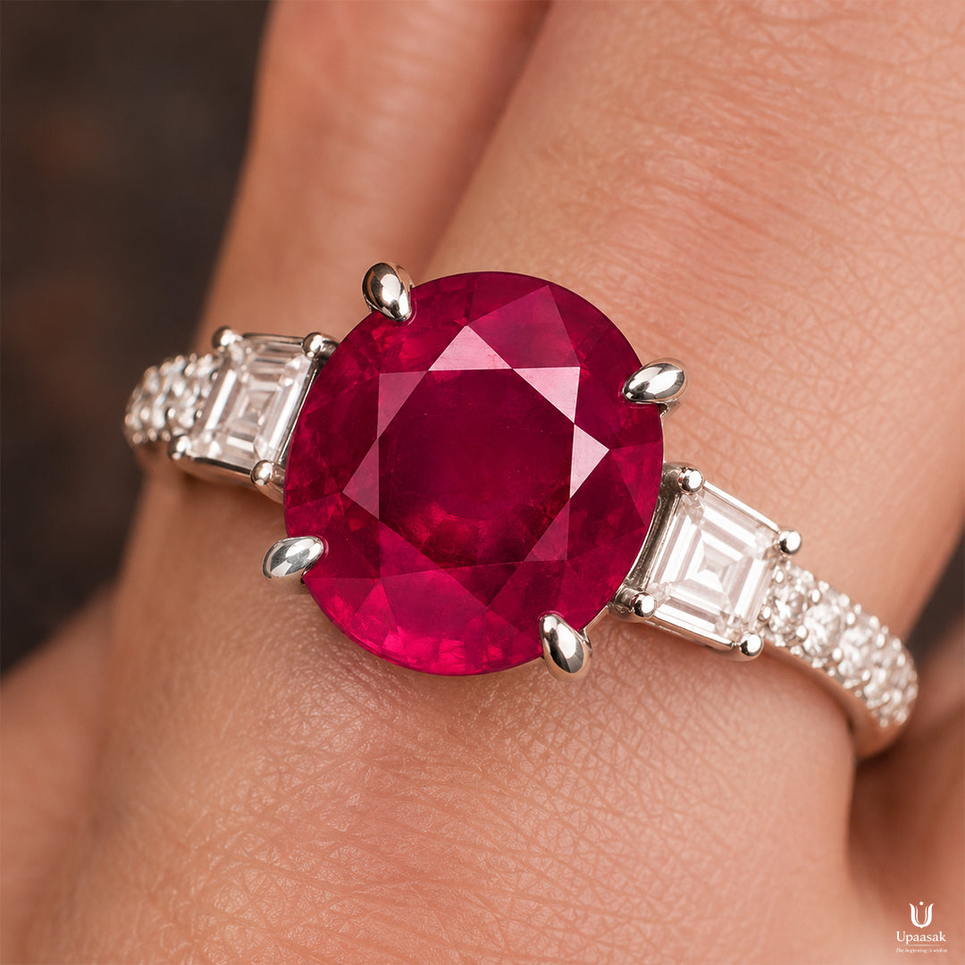 Natural Gemstone Ruby (Manik)