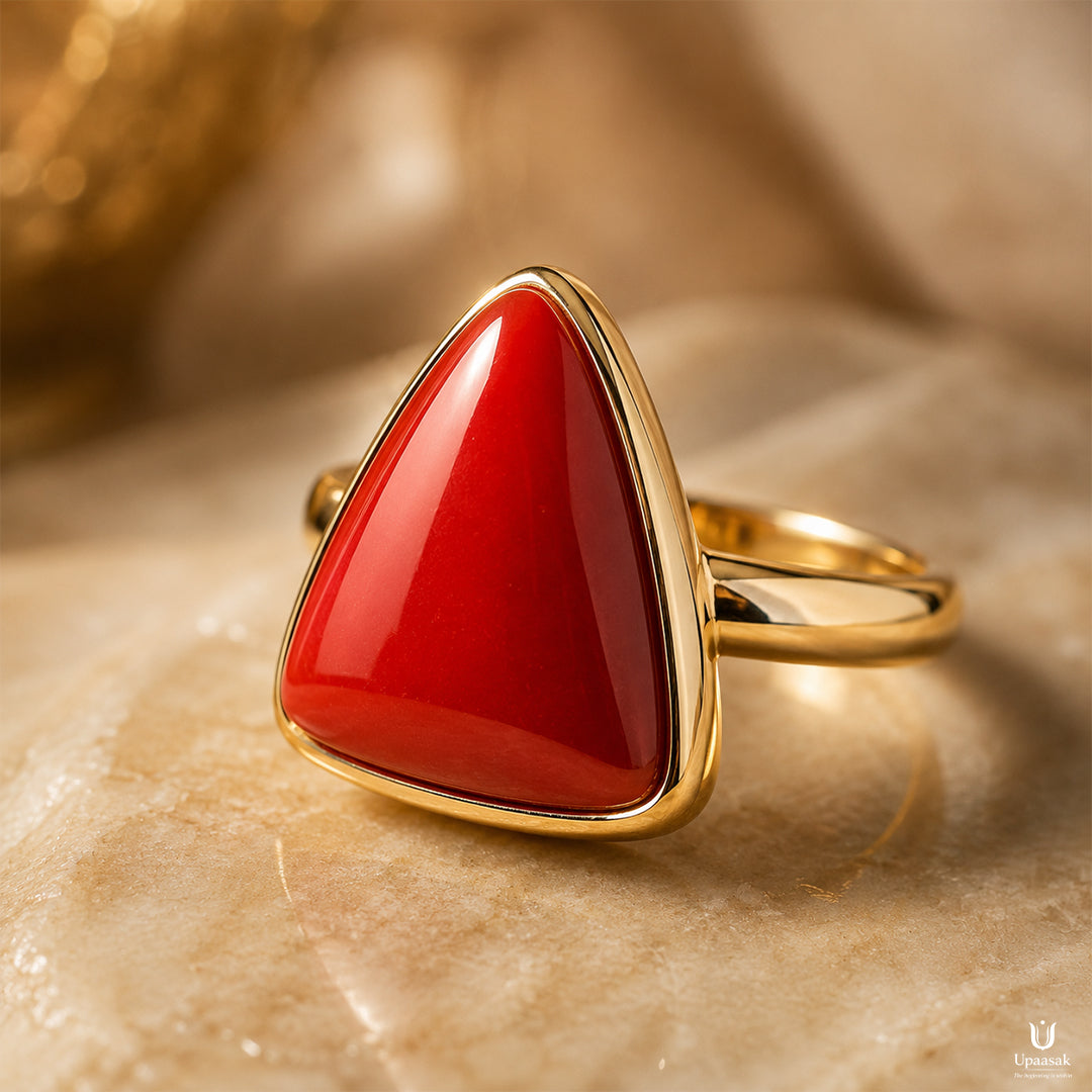 Natural Gemstone Red Coral (Moonga)